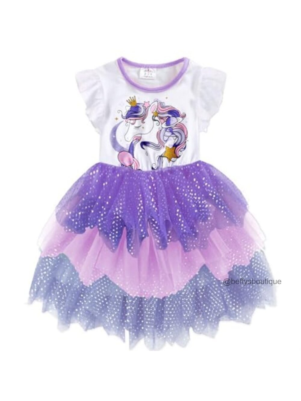 Toddler Girls Sleeveless Tutu Dress Knee-Length Casual Party